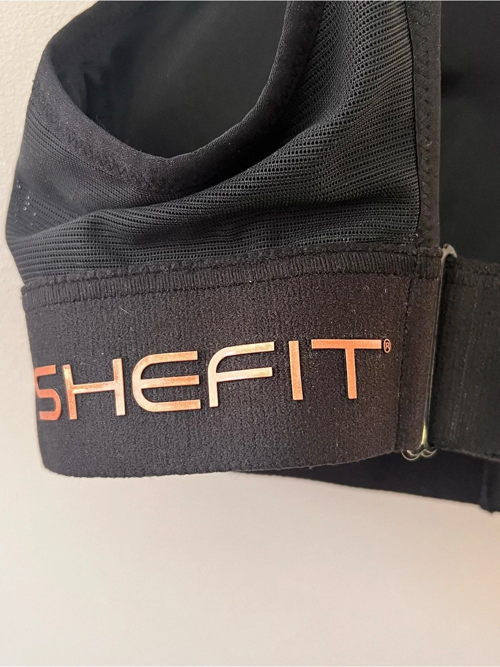 Shefit Ultimate Sports Bra High Impact Adjustable Black Size Luxe EUC